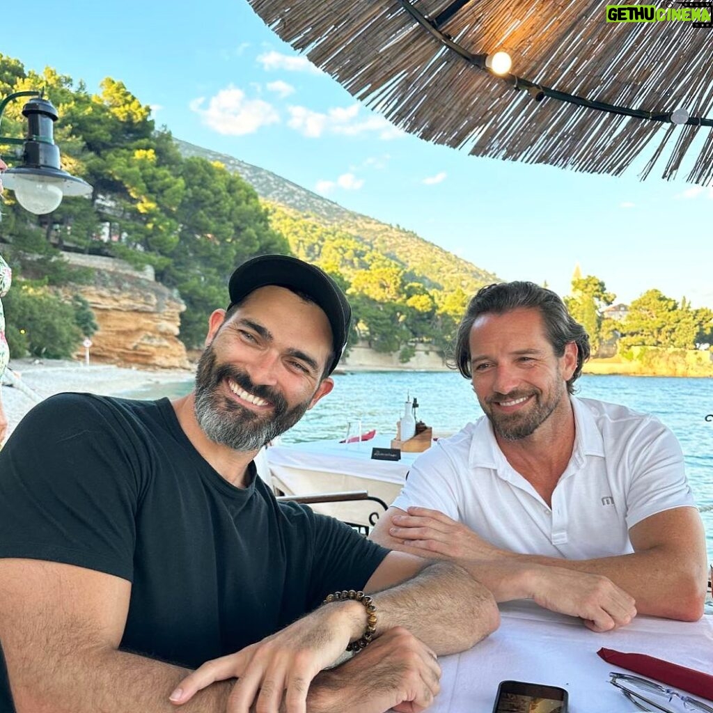 Ian Bohen Instagram - Celebrating mah Homie @tylerhoechlin on his B-Day with a summer shot from the Adriatic. * You’re so close to 40 I can taste it. 😱