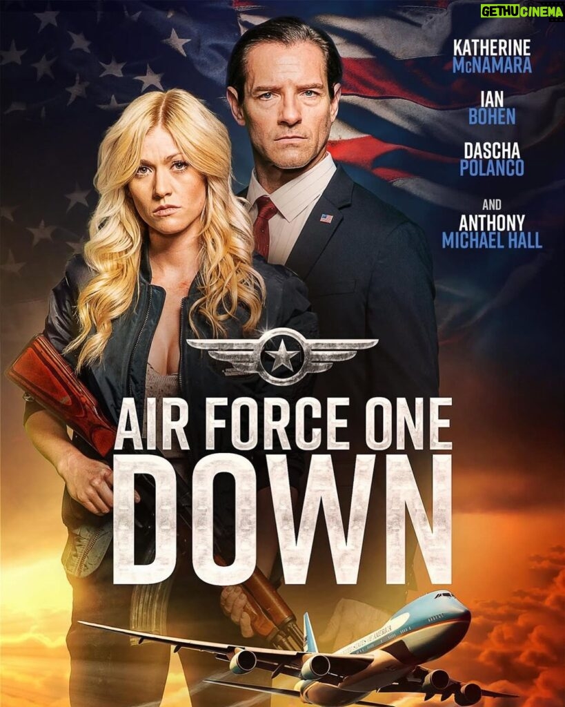 Ian Bohen Instagram - !!! Air Force One Down !!! Watch @kat.mcnamara save me and the world from total devastation In theatres Feb 9th and on @paramountmovies 2/12. The asskicking comedian and family man @james2bambamford directed the chaos and deserves all credit for my accolades. ** Here’s hoping for a sequel. 🤞🤞🤞🤞🤞
