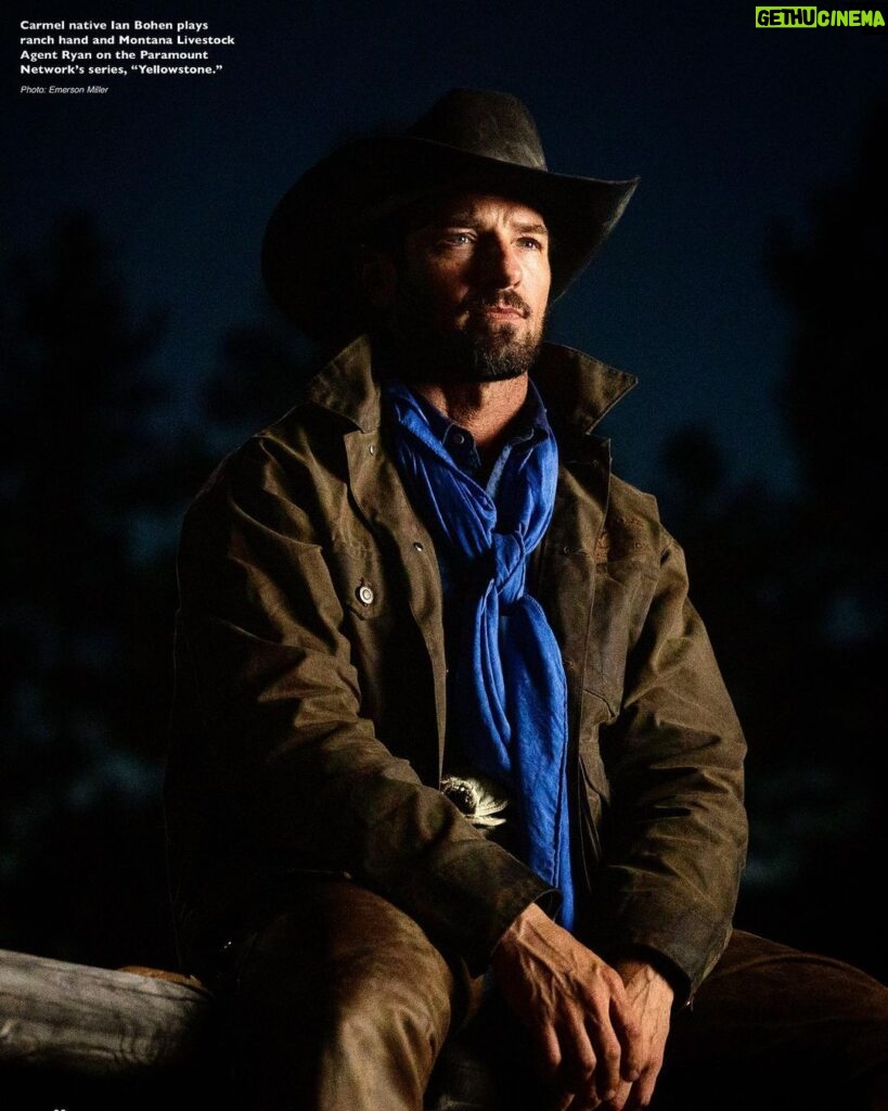 Ian Bohen Instagram - Portrait of one of my best friends, @ianbohen for Carmel Magazine. Anyone else missing the @yellowstone bunkhouse boys?