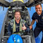 Ian Bohen Instagram – Since I was 10 this has been a dream of mine. The @usnavyblueangels @wingsoverhoustonairshow and especially @stephstricklen made this come true. I cannot begin to thank you enough.  @navyblueangel7 “Push-Pop” and I turned and burned 7.6 G’s and got close to cracking the sound barrier. 
If you’re interested in the United States Military or aviation in general, check out what this group and other branches’ demo teams can show you. Videos to follow.