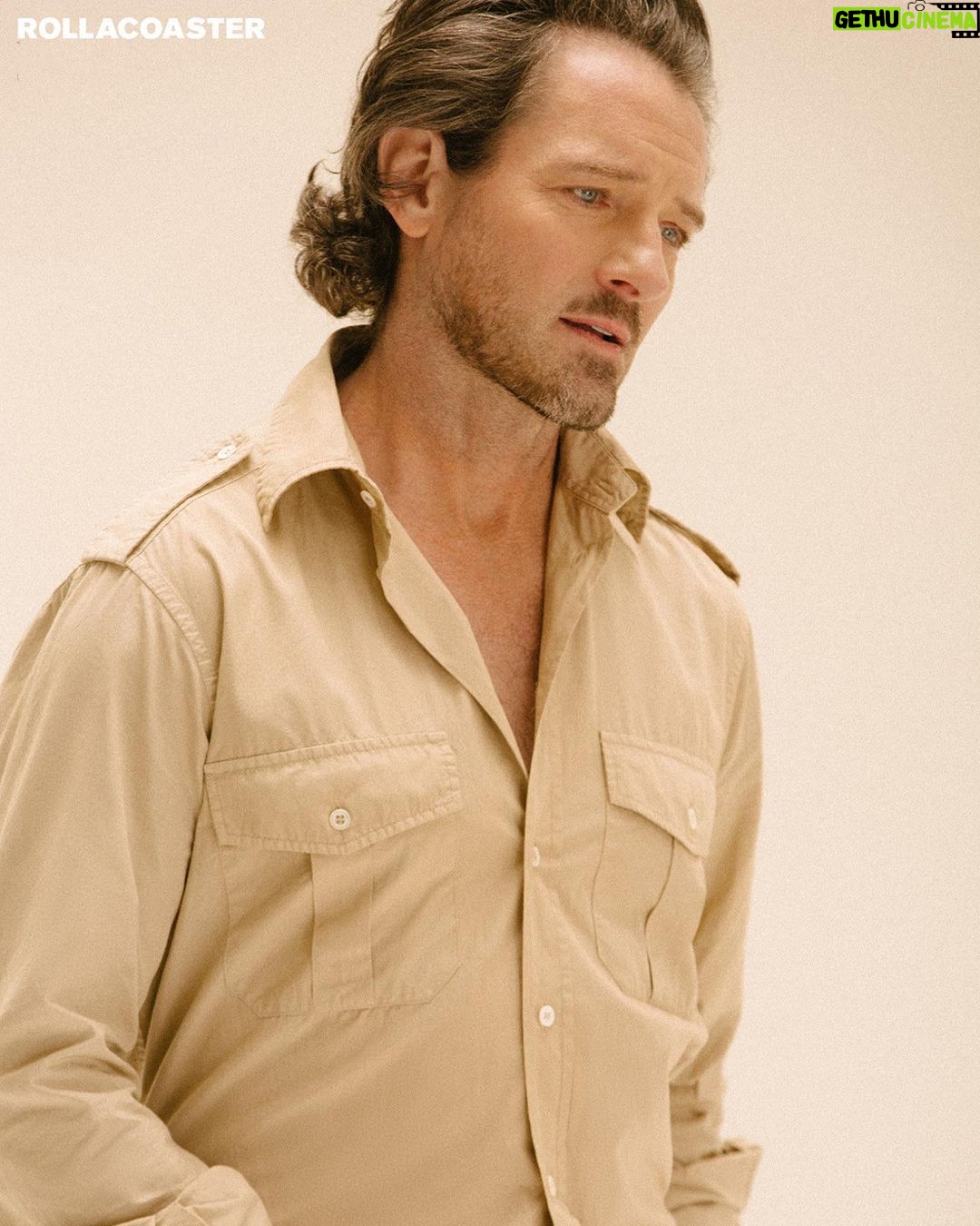 Ian Bohen Instagram - It’s not salmon, it’s P!NK. Thank you @rollacoaster for the groovy spread. I had a blast. Pics by @yanayatsuk Styled by @mrfabioimmediato Grooming by @taylourchanel @theonly.agency Words by @zoelhl PR by @angiegogo @platfprmprteam