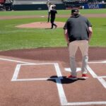 Ian Bohen Instagram - Bohen on the bump 💪 Oracle Park