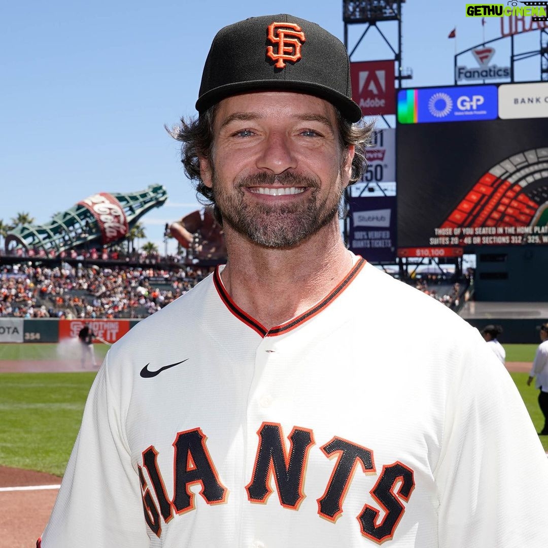 Ian Bohen Instagram - Bohen on the bump 💪 Oracle Park