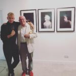 Ian McKellen Instagram - Here are my friends @michaelsoendergaard and Richard Wilson at Thursday night's opening of the new exhibition at https://www.thelittleblackgallery.com/ including Michael's brilliant photos (@greggormanphoto and Stuart Sandford's too!) Go see them!