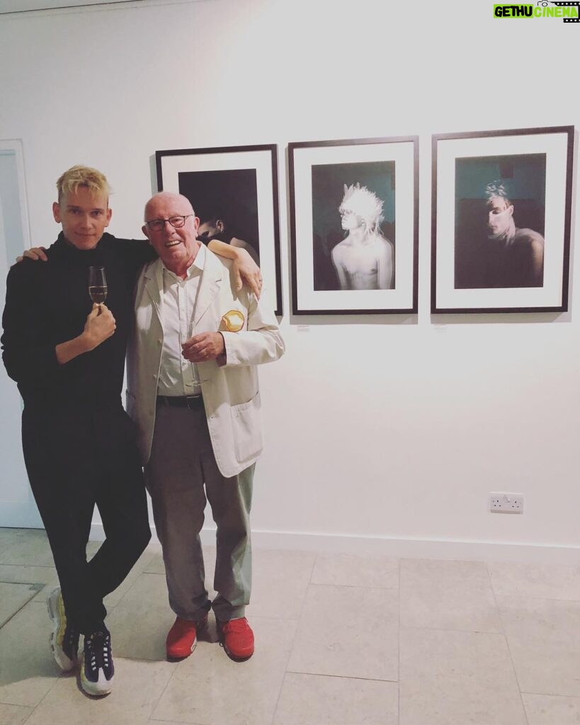 Ian McKellen Instagram - Here are my friends @michaelsoendergaard and Richard Wilson at Thursday night's opening of the new exhibition at https://www.thelittleblackgallery.com/ including Michael's brilliant photos (@greggormanphoto and Stuart Sandford's too!) Go see them!