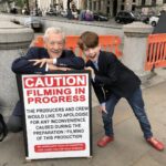 Ian McKellen Instagram - Enjoy a visit from my old friend @iain during a break in filming The Good Liar.