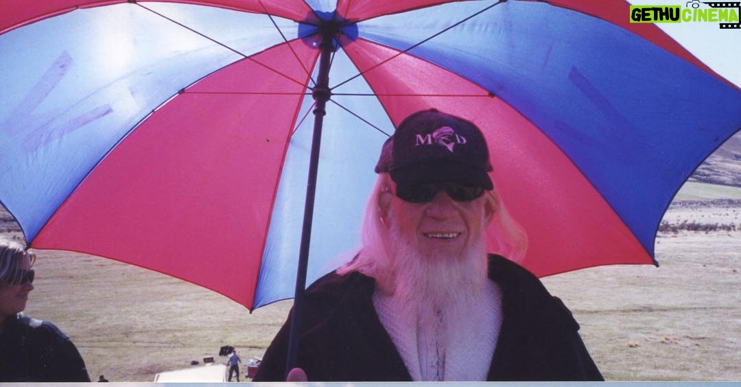 Ian McKellen - 129.7K Likes - #TBT 2000 A sunny day in New Zealand, filming "The Lord of The Rings"