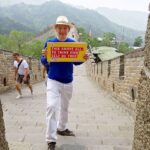 Ian McKellen Instagram - Self-captioned. #shakespearelives #china #greatwall @britishcouncil @britishfilminstitute