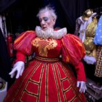 Ian McKellen Instagram - A large diamond on the right hand and a large hat on the head and Mother Goose will be ready to take occupancy of the Tower of London. https://mothergooseshow.co.uk Photo by @fredericaranda