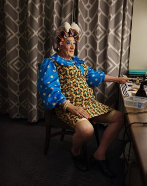 Ian McKellen Instagram - Once I slide into this first frock and spy Mother Goose’s ample figure in the mirror, I’m ready to go on her journey through the Show. https://mothergooseshow.co.uk Tour of UK & Ireland begins next week.
Photo by @fredericaranda
