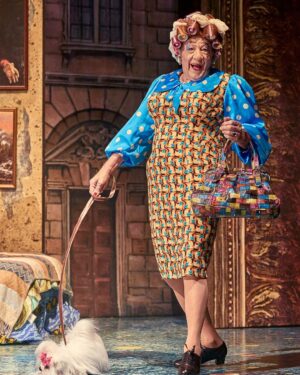 Ian McKellen Instagram - What is on the end of that leash? Find out @mothergooseshow now in Brighton, opens Thursday in London. Photo by Manuel Harlan