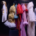 Ian McKellen Instagram - Mother Goose’s dressing room: outfits by @lizascroft, @viviennewestwood & Casablanca. https://mothergooseshow.co.uk Photo by @fredericaranda