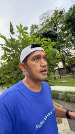 Ibnu Jamil Instagram - good morning GBK people..kemana para 📸 GBK ? 

#jamilosjourney #Road2LondonMarathon #runner #pumafriendsid