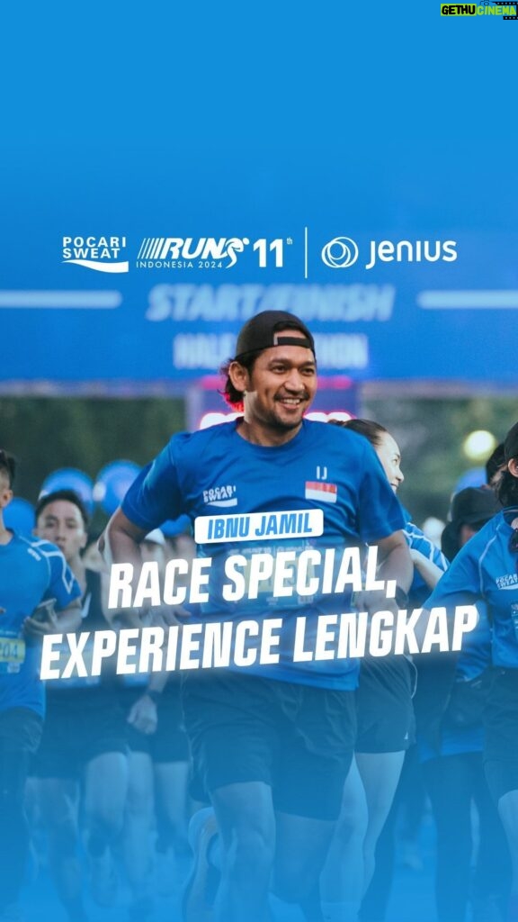 Ibnu Jamil Instagram - Pengalaman race yang special buat @ibnujamilo 🥹 POCARI SWEAT Run Indonesia selalu menjadi yang spesial di mata @ibnujamilo. Membirukan Bandung dan kota-kota lain di Indonesia dengan 27 Ribu pelari di tahun 2023 dijamin bikin runners ketagihan buat ikutan lagi tahun 2024. Pendaftaran slot Virtual Run #PocariSweatRun2024 bakal dibuka lagi Januari 2024. Siap-siap buat daftar ya, runners! #BornToSweat #SafeRunning #GoSweatGoION