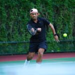 Ibnu Jamil Instagram - Tennis make me 🤣😤🤯😜😡🥰☺️ games yang bikin gemes 📸 @fame_lens #jamilosjourney