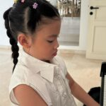 Ibnu Jamil Instagram - Yaya dan ritual pagi nya have a good day Abigail Cattleya ❤️‍🔥🏀🫡 #jamilosjourney #yayastory