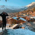 Ibrahim Tsetchoev Instagram - vous inquiétez pas j’avais ma dérogation professionnel 👍, quelle photos vous kiffer le plus? Verbier Suisse