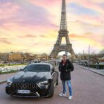 Ibrahim Tsetchoev Instagram - Merci a @findrive de m’avoir trouvé voiture de rêves en 1semain 💪. Il me rest just 150km pour finir rodage de ma nouvelle voiture les gars #mercedesamg et après je pourrais exploser le compteur 😆, vous aimer bien ma nouvelle voit? si non dites moi ce que vous auriez prise a ma place . Vainah sila 💪 La tour EIffel Paris