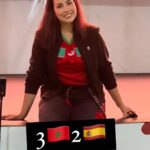 Ibtissam Laaroussi Instagram – عاد. كملت الماتش في الفضاء 🤣🤣🤣🤣🤣 
3🇲🇦2🇪🇸 يارب نفرحو كاملين