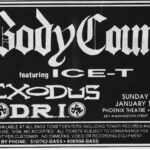 Ice-T Instagram - Throwback flyer from 1993… You had to be there! 🤘🏽💥@BodyCountOfficial