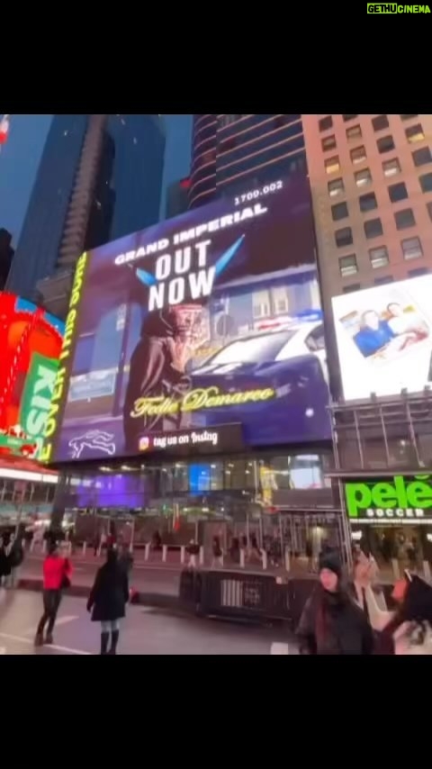Ice-T Instagram - Fedie took Watts to Times Square… Stop playin! ‘Grand Imperial’ is Hot cross country! Follow @fediedemarco FinalLevelMusic