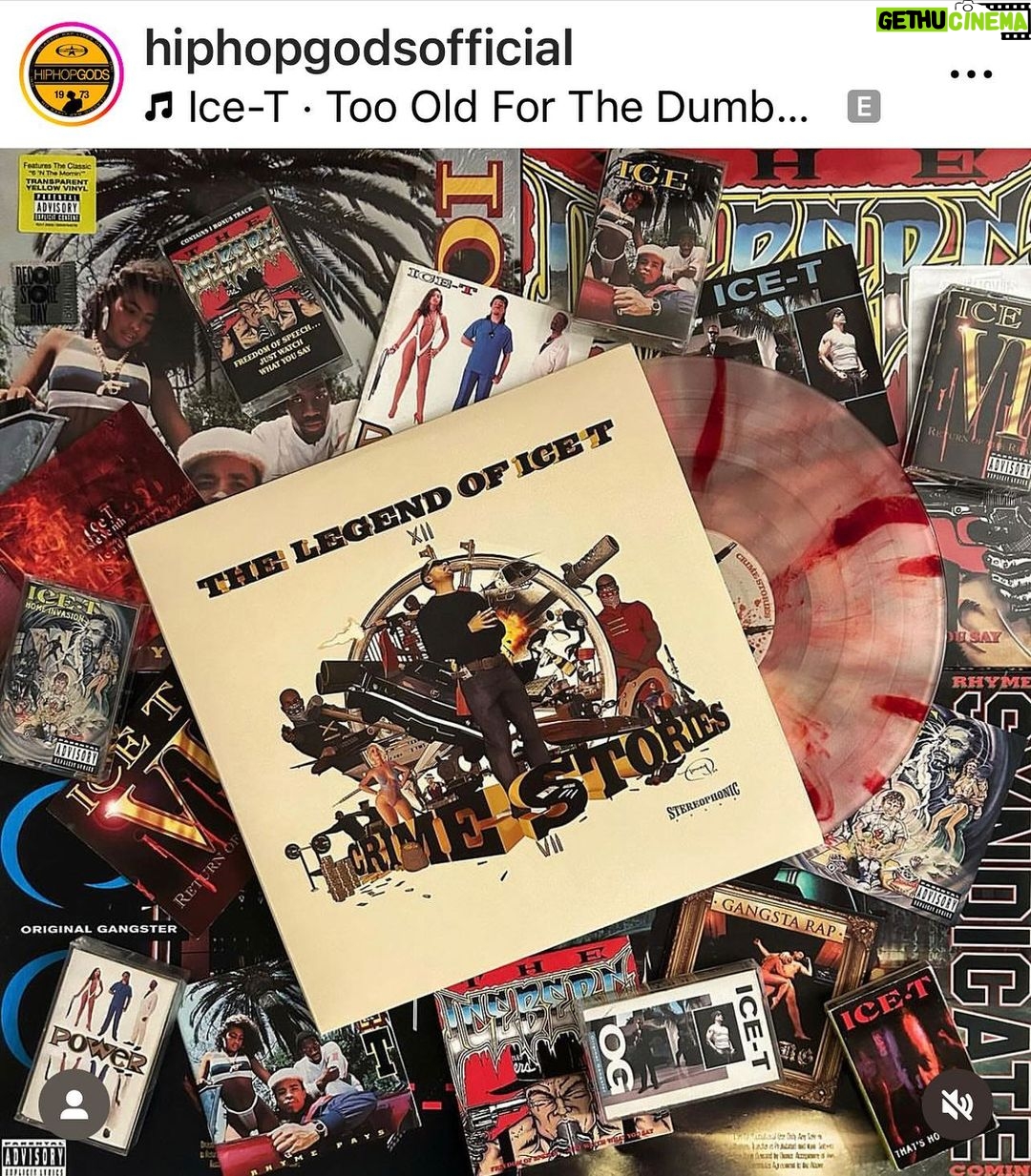 Ice-T Instagram - That’s what the F I’m talkin bout! @hiphopgodsofficial RESPECT ✊🏽 Link in my IG Bio.