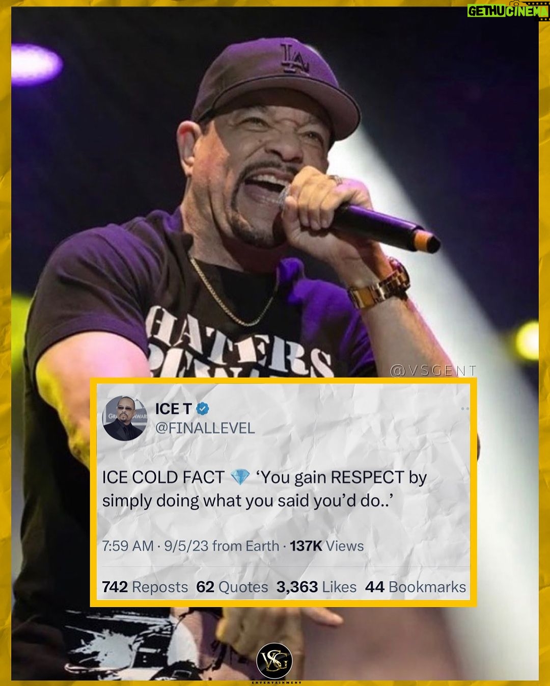 Ice-T Instagram - @icet Always stand on your word! #icet