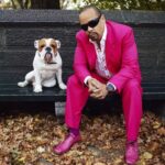 Ice-T Instagram - One of my Favorite pics… A man and his Dog… RIP Spartacus