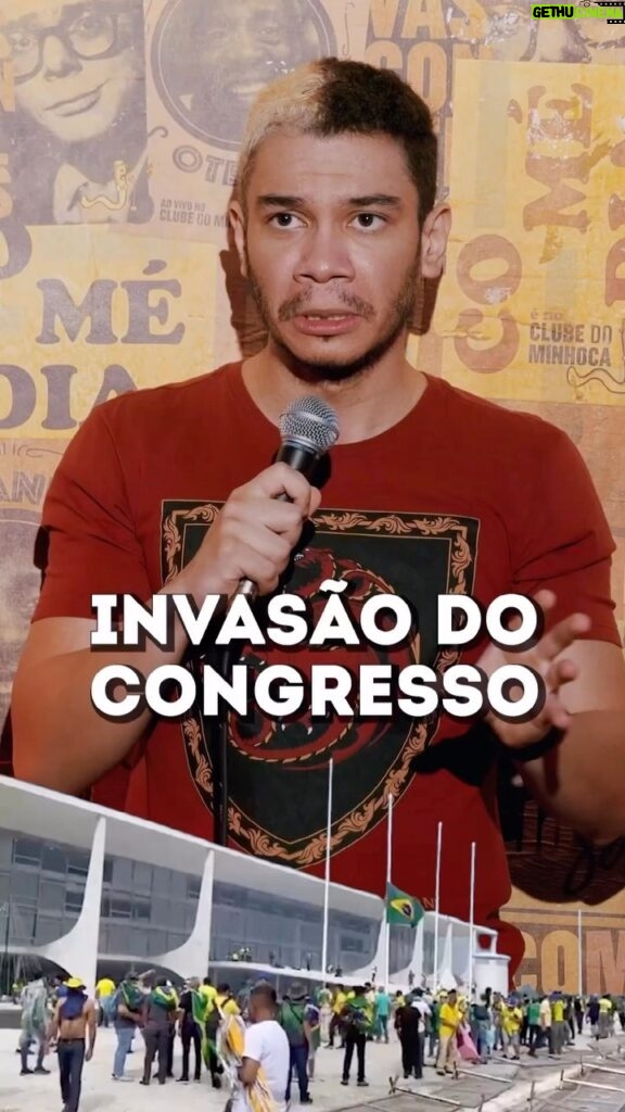 Igor Guimarães Instagram - Quebra quebra MALUNCO #igorguimaraes #standup #comedy #standupcomedy #humor Clube Do Minhoca