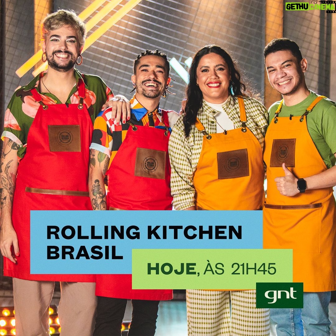 Igor Guimarães Instagram - Quando junta um game show + eu, meus melhores amigos irmãos e a Ane… o resultado é Alegria ❤️ @gnt #rollingkitchenbrnognt The Rolling Kitchen