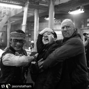 Iko Uwais Instagram - When @tonyjaaofficial & @jasonstatham wants to take a Selfie, I’ll take a selfie!!
@expendables #expend4bles