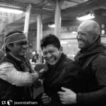 Iko Uwais Instagram - When @tonyjaaofficial & @jasonstatham wants to take a Selfie, I’ll take a selfie!! @expendables #expend4bles