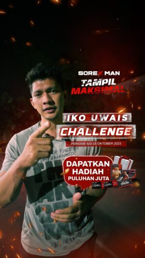 Iko Uwais Instagram - Ikutan Challenge Dapet Hadiah Puluhan Juta Rupiah?

Dalam rangka menyambut Iko Uwais sebagai Brand Ambassador, Sorex Man mau bagi-bagi hadiah total puluhan juta rupiah🔥

Dengan cara:
1. Wajib follow @sorexmanofficial & @iko.uwais
2. Komen setiap postingan yang di-pin dan mention 3 teman kamu
3. Buat 1 video berisi challenge-mu
4. Post Reels/tiktok & Wajib tag @sorexmanofficial

Bonus poin : post di semua platform social media kamu (Instagram, Tiktok, Facebook, dll) & tag @sorexmanofficial 

Tunjukan seberapa maksimalnya dirimu dalam Iko Challenge dan menangkan hadiahnya🔥🔥

Periode s/d 15 Oktober 2023.

#SorexMan #TampilMaksimal #bagihadiah #challenge #Ikochallenge