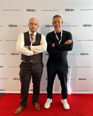 Ilya Tank Shilov Instagram - With Olivier Gruner at “AFM 2022”. I watched his movies in 1990’s. #afm2022 #americanfilmmarket #americanfilmmarket2022