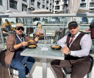 Ilya Tank Shilov Instagram - Lunch with @erkenialgashev at AFM2022. #americanfilmmarket #afm #afm2022 #americanfilmmarket2022
