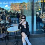 Im Na-yeon Instagram - My messy hair and perfect hazelnut gelato 🍦