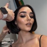 Indiana Massara Instagram - A moment for the glam. @armanibeauty ♥️ @kellybowmanmakeup Sydney, Australia