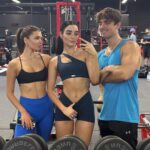 Indiana Massara Instagram - Who do you think can bench more? 🦾 Los Angeles, California
