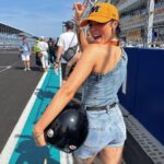 Indiana Massara Instagram - Start your engines, IT’S RACE DAY!! 🏁🧡🖤 @mclaren @mclarenshadow Miami Beach, Florida