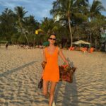 Irene Kim Instagram - good times & tan lines🍊🌞🌺