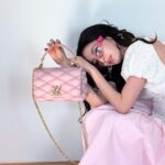Irene Kim Instagram - On Wednesdays 🩷🎀 #광고 #LVGO14 #LouisVuitton