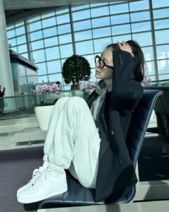 Irene Kim Instagram - Airport fashion Seoul Icheon International Airport