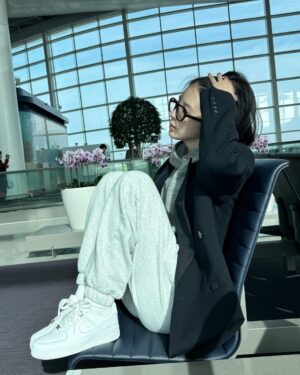 Irene Kim Instagram - Airport fashion