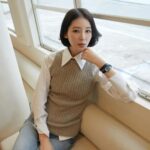Irene Kim Instagram - Casual cool🤍 @ferragamo #광고 #Ferragamotimepieces