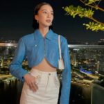 Irene Kim Instagram - Night out with @revolve 💎💙 #REVOLVEaroundtheworld Singapore