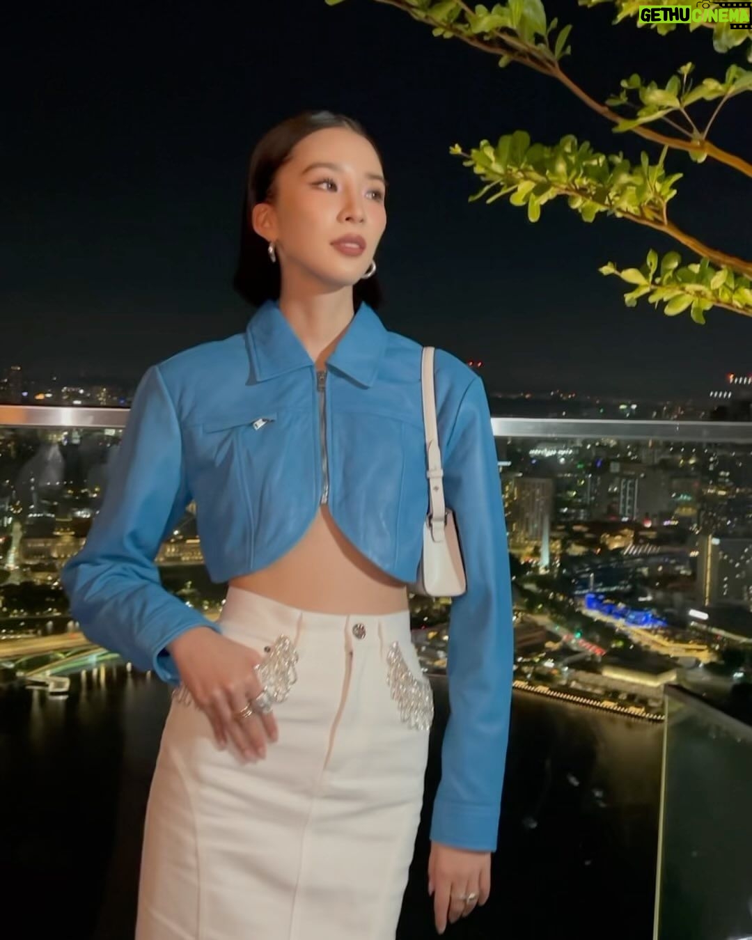 Irene Kim Instagram - Night out with @revolve 💎💙 #REVOLVEaroundtheworld Singapore