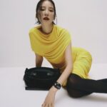 Irene Kim Instagram - Sleek elegance @ferragamo ✨ #광고 #Ferragamotimepieces #FerragamoFW23