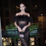 Irene Kim Instagram – @bof with @mrselfportrait 🖤💋 

Thank you @imranamed for always bringing the fashion universe together 💫