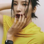 Irene Kim Instagram - Sleek elegance @ferragamo ✨ #광고 #Ferragamotimepieces #FerragamoFW23