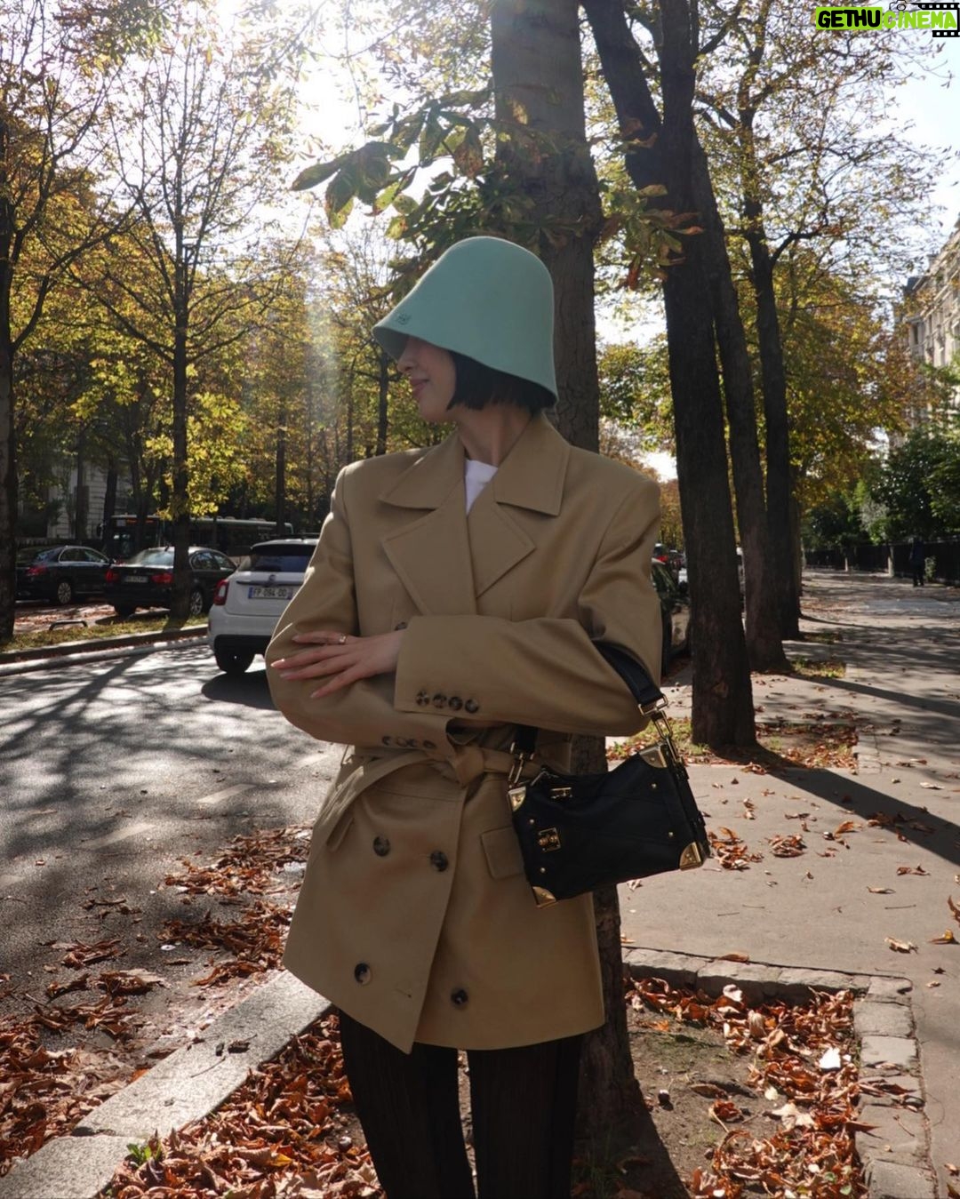 Irene Kim Instagram - Fall in Paris is so special đđ #ę´ęł @louisvuitton Paris, France